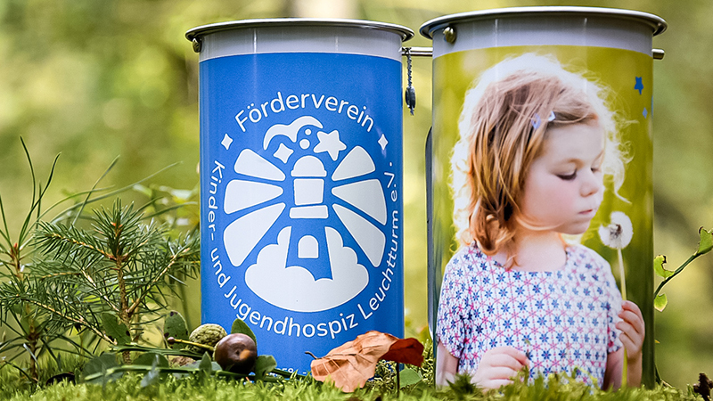 KJH-Leuchtturm-spendendosen Kinder- und Jugendhospiz Leuchtturm Spendendosen